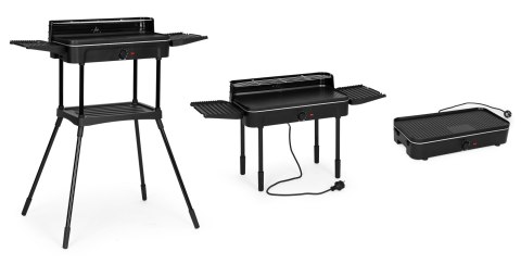Grill elektryczny 3w1 stojący stołowy płyta grillowa ociekacz termostat MultiGarden MultiGarden