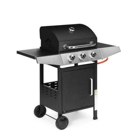 Grill gazowy ogrodowy 10.2 kW duży ruszt 3 palniki termometr reduktor MultiGarden MultiGarden