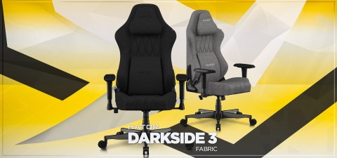 HATOR Darkside 3M Fabric Uniwersalny fotel dla gracza Czarny No name