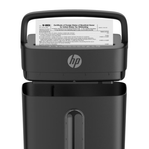 HP One Shred 6CC niszczarka Rozdrabnianie przez cięcie cząstek 68 dB Czarny No name