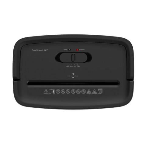 HP One Shred 6CC niszczarka Rozdrabnianie przez cięcie cząstek 68 dB Czarny No name