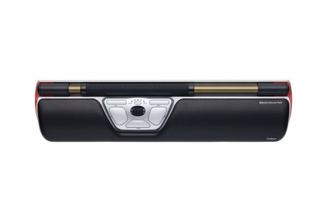 Myszka Contour Design RollerMouse Czerwona bezprzewodowa Bluetooth USB Type-C 2800 DPI Srebrny No name