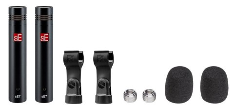 SE Electronics sE7 (Matched Pair) Czarny, Czerwony Mikrofon studyjny NILFISK
