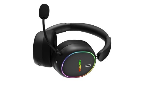Słuchawki dla graczy Hator Phoenix 2 Wireless bezprzewodowe czarne No name