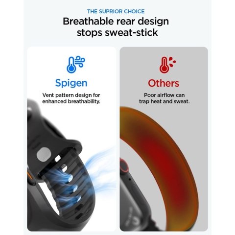 Spigen Liquid Air Pro - Pasek z obudową do Apple Watch Ultra 49 mm (Black) Spigen