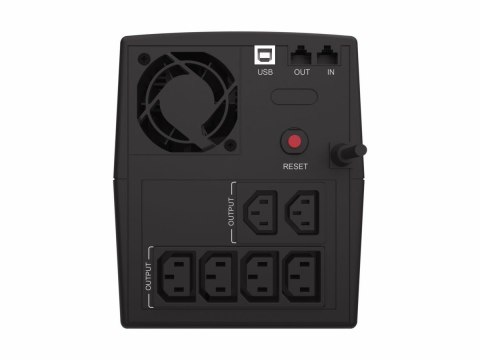 Zasilacz awaryjny UPS Conceptronic 1500VA/900W/6xIEC/HID USB/RJ45in/Out/AVR sw No name