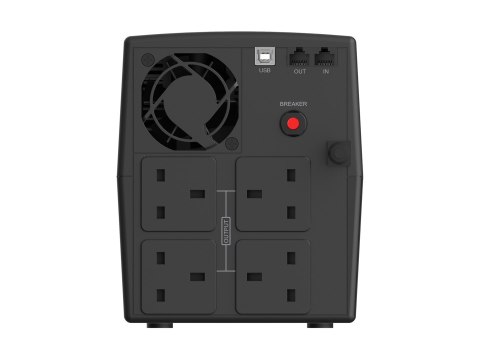 Zasilacz awaryjny UPS Conceptronic 2200 VA/1320 W/4 W/Wielka Brytania/HID USB/RJ45in/wyjście/AVR sw No name