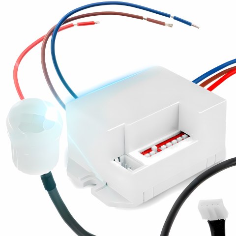 Czujnik ruchu zmierzchu led sensor pir z kablem na podczerwień sonda 360° RTO