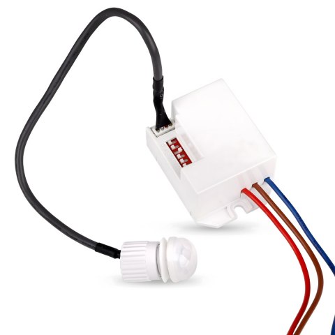 Czujnik ruchu zmierzchu led sensor pir z kablem na podczerwień sonda 360° RTO