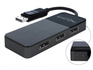 DeLOCK 87737 rozgałęziacz telewizyjny DisplayPort 3x DisplayPort DELOCK