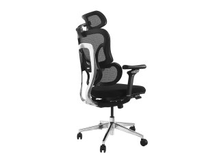 Equip Ergonomischer BĂĽrostuhl+Kopf/ArmstĂĽtzen+SFS schwarz lite Retail EQUIP