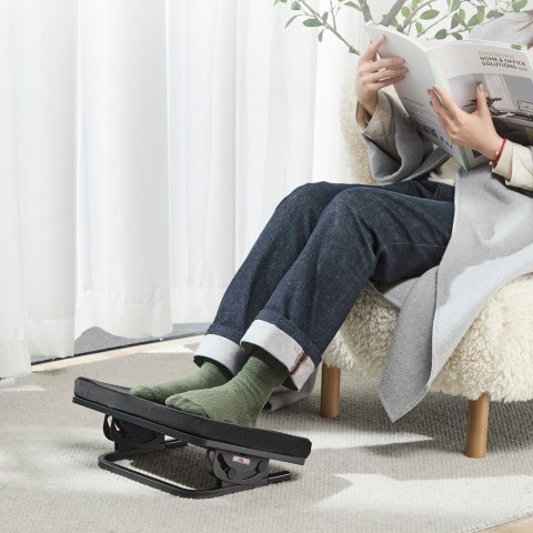 MACLEAN PODNÓŻEK ERGONOMICZNY PŁYNNIE REGULOWANY KĄT NACHYLENIA Z PODUSZKĄ MC-460 Maclean