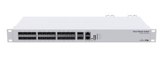 Mikrotik CRS326-24S+2Q+RM łącza sieciowe Zarządzany L3 1U Biały MikroTik