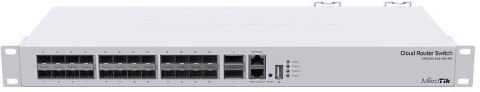 Mikrotik CRS326-24S+2Q+RM łącza sieciowe Zarządzany L3 1U Biały MikroTik