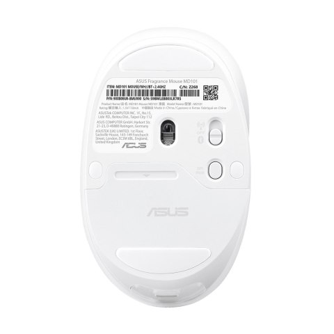 Mysz bezprzewodowa ASUS MD101 Fragrance Mouse Wireless /Bluetooth Iridescent White ASUS