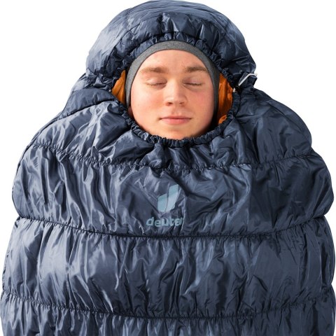 Śpiwór syntetyczny Deuter Exosphere 0C/32F, ink/maple Deuter
