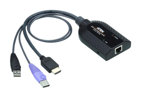 ATEN KA7188-AX kabel KVM Czarny, Metaliczny, Fioletowy ATEN
