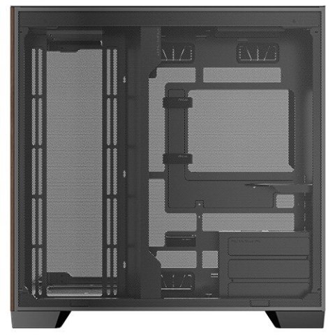 Antec C8 Curve Wood Full Tower Czarny, Przezroczysty, Drewno Antec