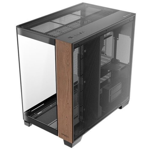 Antec C8 Curve Wood Full Tower Czarny, Przezroczysty, Drewno Antec