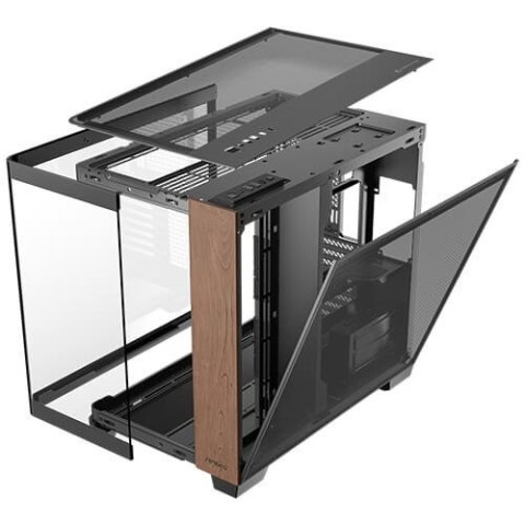 Antec C8 Curve Wood Full Tower Czarny, Przezroczysty, Drewno Antec