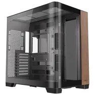 Antec C8 Curve Wood Full Tower Czarny, Przezroczysty, Drewno Antec