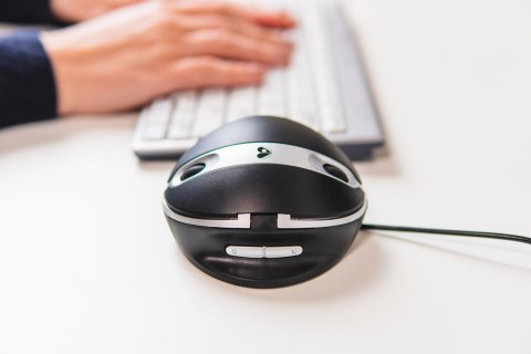 Bezprzewodowa sprzedaż detaliczna myszy BakkerElkhuizen Oyster Mouse No name