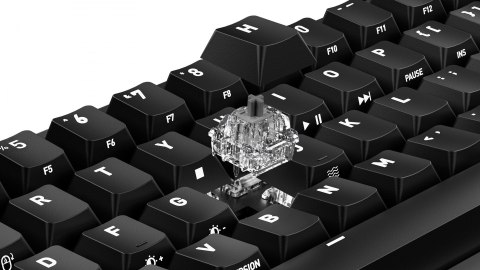 CHERRY K5 PRO TMR COMPACT klawiatura Gaming USB QWERTZ Niemiecki Czarny, Pomarańczowy Cherry