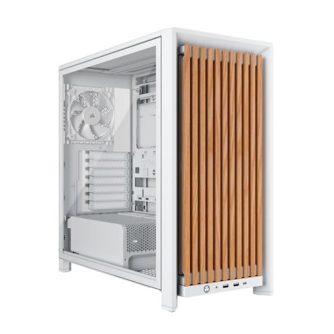Corsair FRAME 4000D RS Wood PC-Gehäuse, Midi-Tower, E-ATX - Holz, weiß Corsair