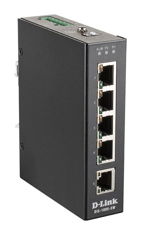 DLINK DIS-100E-5W 5-Port Unmanaged L2 Fast Eth. In D-Link