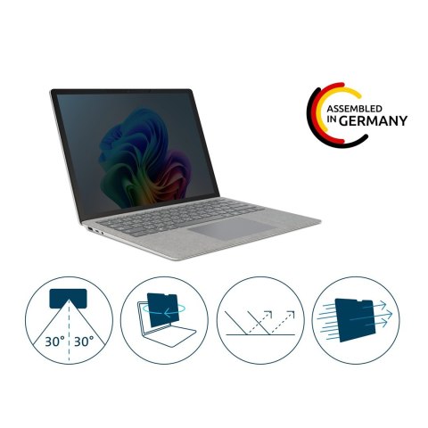 Kensington Filtr prywatyzujący do Surface Laptop 7 13.8", zaciemniający z 2 boków, zakładany Kensington