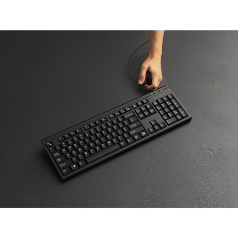 Kensington KM270 EQ klawiatura RF Wireless + Bluetooth Czarny Kensington