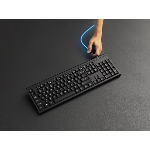 Kensington KM270 EQ klawiatura RF Wireless + Bluetooth Czarny Kensington