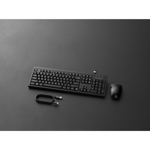 Kensington KM270 EQ klawiatura RF Wireless + Bluetooth Czarny Kensington