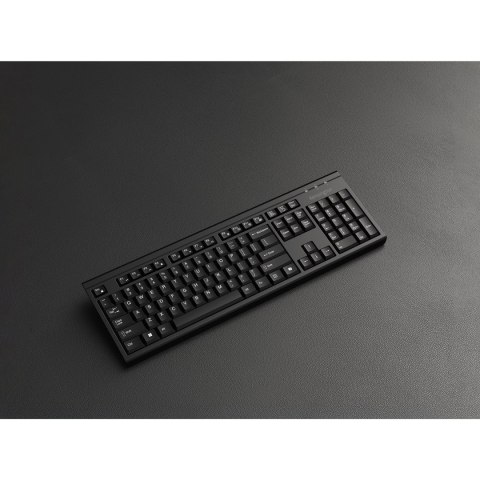 Kensington KM270 EQ klawiatura RF Wireless + Bluetooth Czarny Kensington