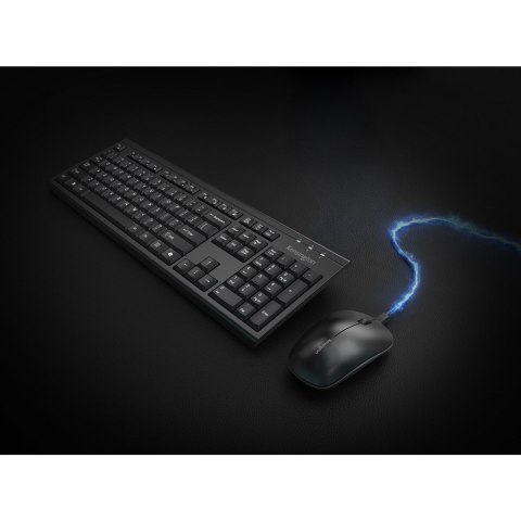 Kensington KM270 EQ klawiatura RF Wireless + Bluetooth Czarny Kensington