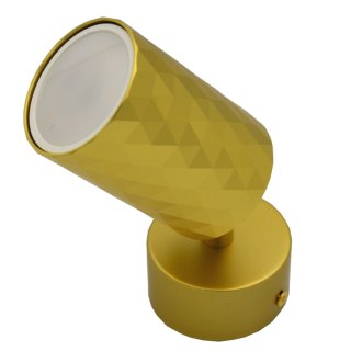 Lampa spotlight Fama 1xGU10 złota 55*100