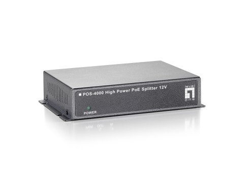 LevelOne POS-4000 - Rozgałęźnik PoE - 15,4 Watt - 1 wtyczka wyjściowa No name