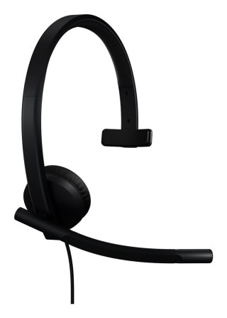 Logitech H570e Zestaw słuchawkowy Przewodowa Opaska na głowę Biuro/centrum telefoniczne USB Type-C Czarny Logitech