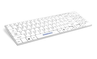 Man&Machine It's Cool Keyboard - medyczna, dezynfekowalna niskoprofilowa klawiatura (biała) MAN