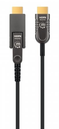 Manhattan 355544 kabel HDMI 70 m HDMI Typu A (Standard) HDMI Typu D (Micro) Czarny Manhattan