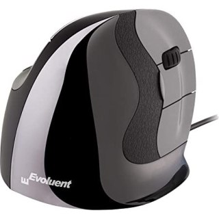 Mysz Evoluent VerticalMouse D Prawa średnia przewodowa antracytowa sprzedaż detaliczna No name