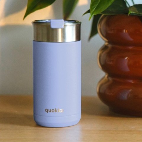 Quokka Boost Coffee Tumbler - Kubek termiczny ze stali nierdzewnej z zaparzaczem 400 ml (Denim Blue) Quokka