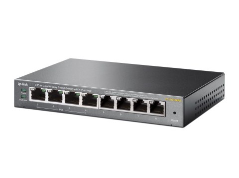TP-Link TL-SG108PE Zarządzany L2 Gigabit Ethernet (10/100/1000) Obsługa PoE Czarny TP-LINK
