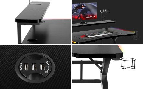 BIURKO GAMINGOWE HUZARO HERO 5.0 RGB Huzaro