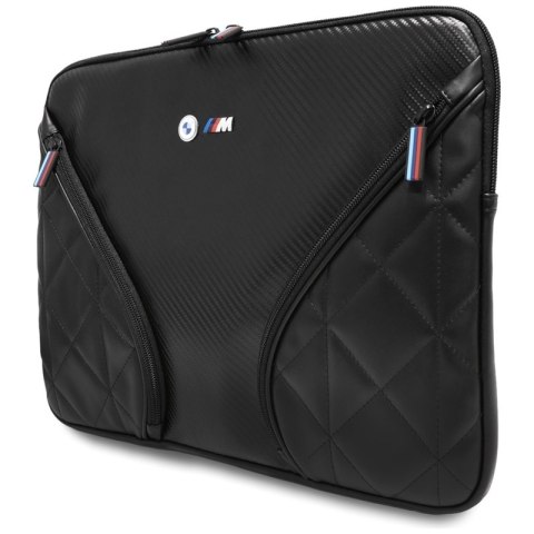 BMW Carbon Pockets & Metal Logo Sleeve - Etui na notebook 16" (czarny) BMW