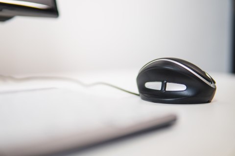 BakkerElkhuizen Oyster Mouse Wired myszka Biuro Oburęczny USB Typu-A Laser 1200 DPI No name