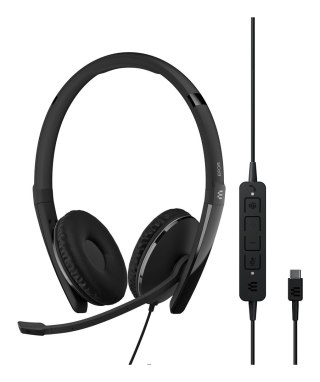 EPOS ADAPT 160T ANC USB-C Ohraufliegendes, binaurales USB-C-Headset mit ANC, kabelgebunden, MS Teams cert. EPOS