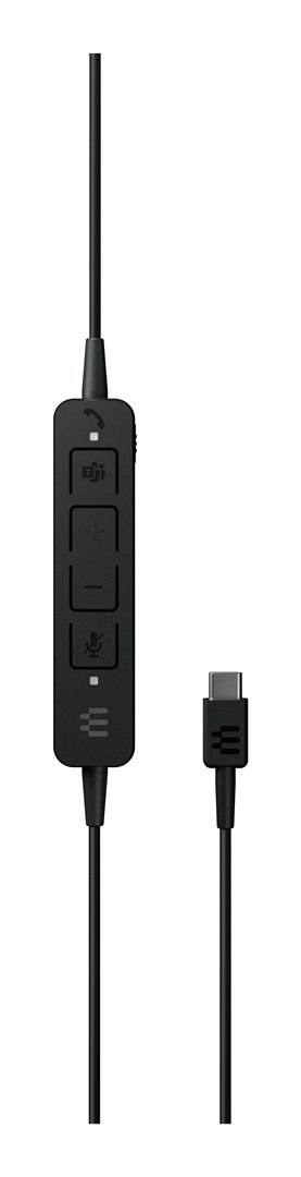 EPOS ADAPT 160T ANC USB-C Ohraufliegendes, binaurales USB-C-Headset mit ANC, kabelgebunden, MS Teams cert. EPOS