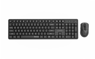 GEMBIRD BEZPRZEWODOWY ZESTAW KLAWIATURY + MYSZ SILENT KEY PRO BUSINESS, CZARNY, UKŁAD US GEMBIRD