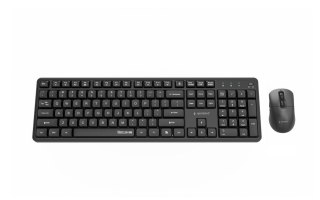 GEMBIRD BEZPRZEWODOWY ZESTAW KLAWIATURY + MYSZ SILENT KEY PRO BUSINESS, CZARNY, UKŁAD US GEMBIRD